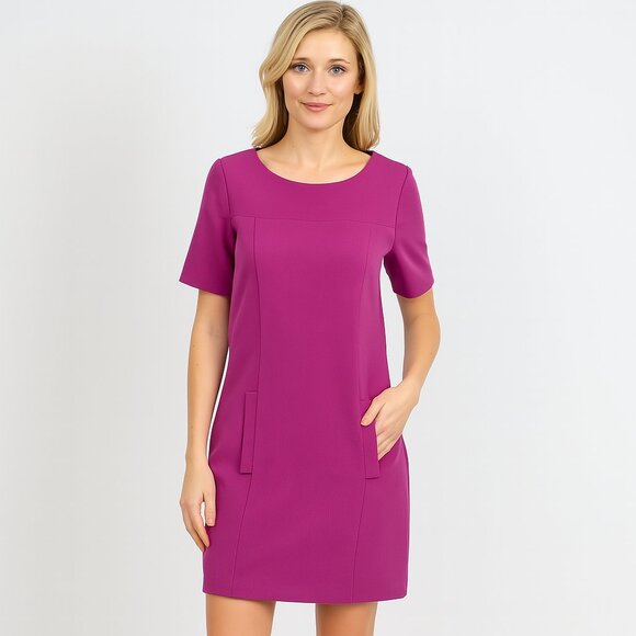 The Limited Magenta Dress | Size 4 | Chic Work-to-Weekend Style | EUC - Picture 1 of 8